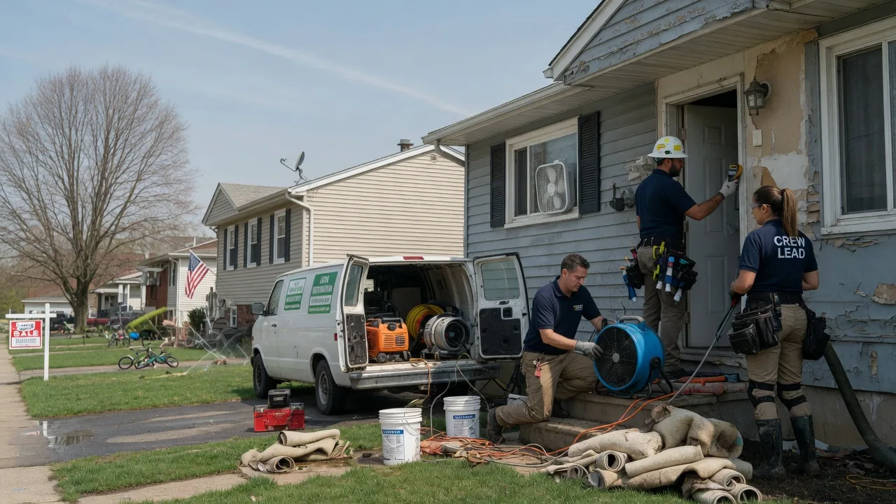 Flood Cleanup in Cambria, WI near me
