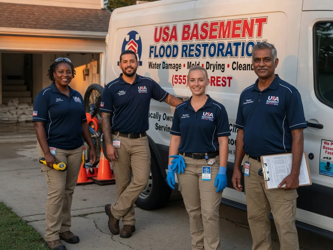 Basement Flood Cleanup company in Cambria, WI